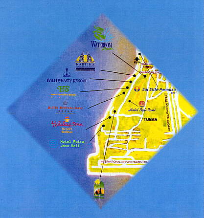 Tuban Resort Map