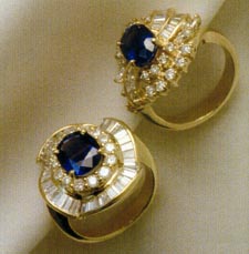 blue sappire ring